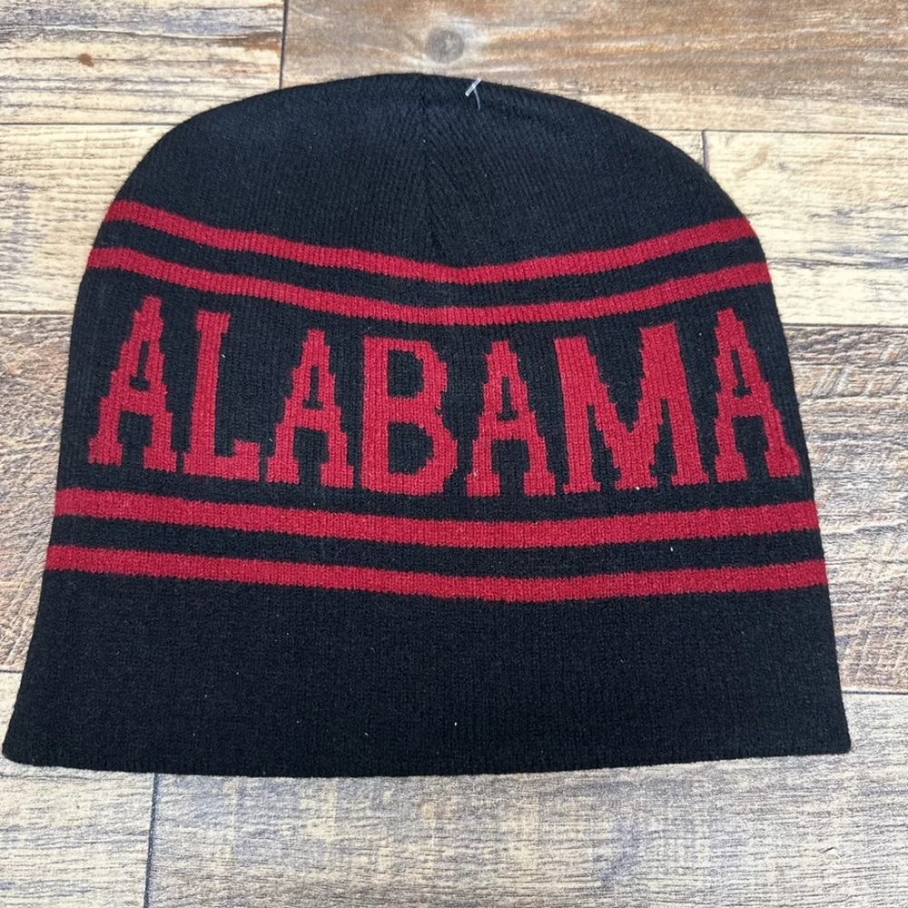 NWOT University of Alabama Beanie Toboggan Cap "Alabama Black" (FVS010334)